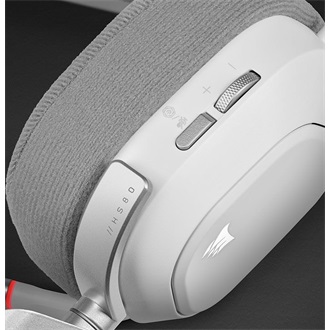 Corsair HS80 RGB USB gaming fejhallgató headset fehér
