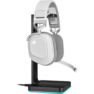 Corsair HS80 RGB Wireless gaming fejhallgató headset fehér