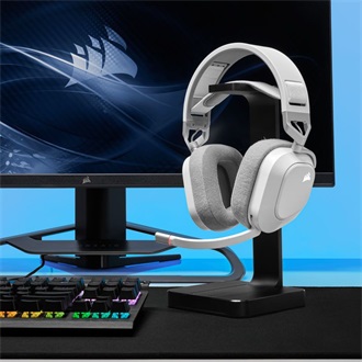 Corsair HS80 RGB Wireless gaming fejhallgató headset fehér