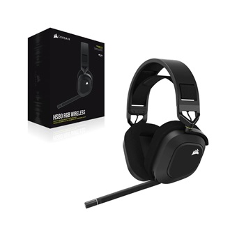 Corsair HS80 RGB Wireless gaming fejhallgató headset fekete