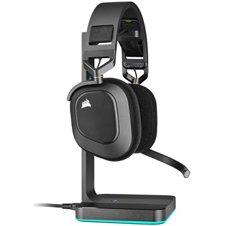 Corsair HS80 RGB Wireless gaming fejhallgató headset fekete
