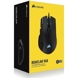 Corsair Ironclaw RGB USB optikai gaming egér fekete
