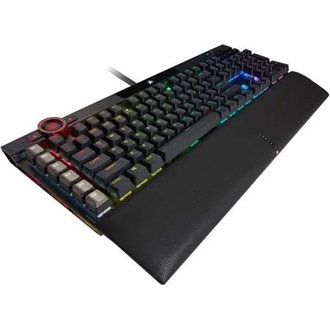 Corsair K100 RGB Optical-Mechanical USB angol (US) gaming billentyűzet fekete (OPX switch)