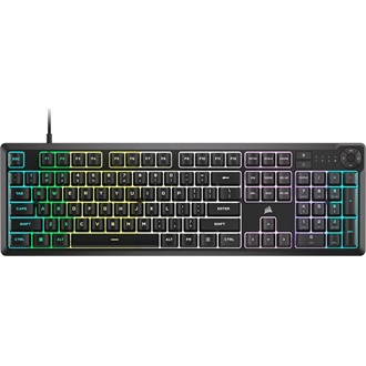Corsair K55 CORE RGB USB angol (US) gaming membrán billentyűzet fekete