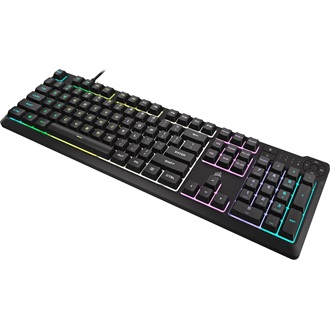 Corsair K55 CORE RGB USB angol (US) gaming membrán billentyűzet fekete