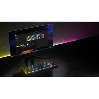 Corsair K55 CORE RGB USB angol (US) gaming membrán billentyűzet fekete