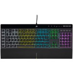 Corsair K55 PRO RGB USB angol (US) gaming billentyűzet fekete