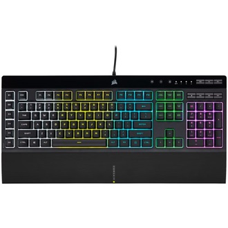 Corsair K55 PRO RGB USB angol (US) gaming billentyűzet fekete