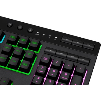 Corsair K55 PRO RGB USB angol (US) gaming billentyűzet fekete