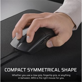 Corsair M55 Lightweight optikai USB gaming egér fekete