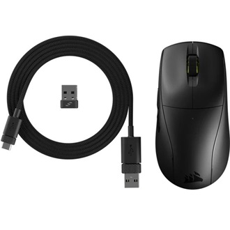 Corsair M75 AIR Ultra-Lightweight optikai Bluetooth / vezeték nélküli gaming egér fekete-sárga