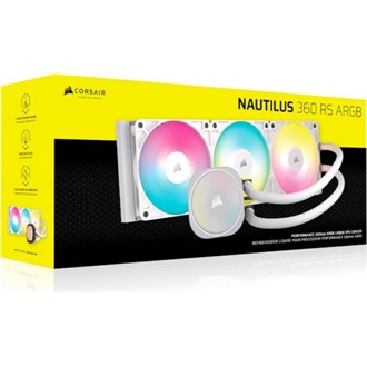 Corsair Nautilus 360 RS ARGB processzor vízhűtő fehér