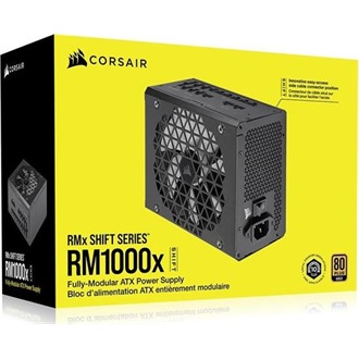 Corsair RM1000x SHIFT ATX silent desktop tápegység 1000W 80+ Gold BOX