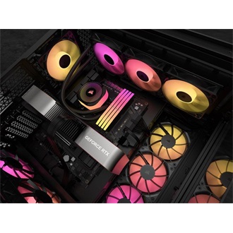 Corsair RS120 ARGB rendszerhűtő ventilátor fekete