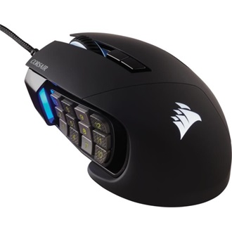 Corsair SCIMITAR RGB ELITE USB optikai gaming egér fekete
