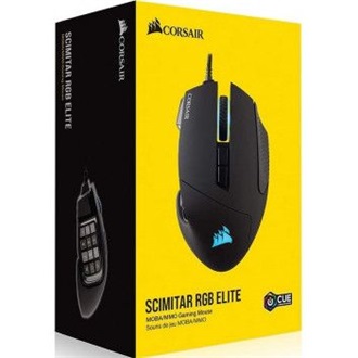 Corsair SCIMITAR RGB ELITE USB optikai gaming egér fekete