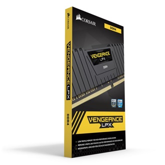 Corsair Vengeance LPX 16GB 3200MT/s DDR4 memória CL16 fekete