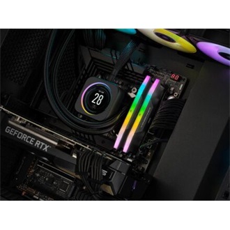 Corsair Vengeance RGB 32GB 6000MT/s DDR5 memória CL38 Kit of 2 fekete RGB