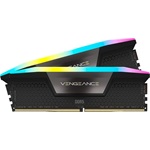 Corsair Vengeance RGB 48GB 5600MT/s DDR5 memória CL36 Kit of 2 fekete RGB