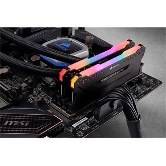 Corsair Vengeance RGB 64GB 6000MT/s DDR5 memória CL40 Kit of 2 szürke RGB