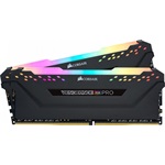 Corsair Vengeance RGB Pro 32GB 3200MT/s DDR4 memória CL16 Kit of 2 fekete RGB