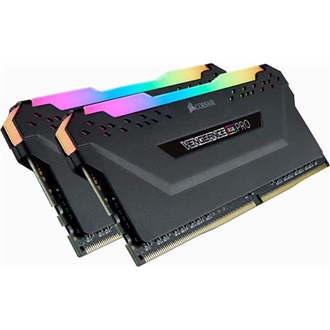 Corsair Vengeance RGB Pro 32GB 3200MT/s DDR4 memória CL16 Kit of 2 fekete RGB