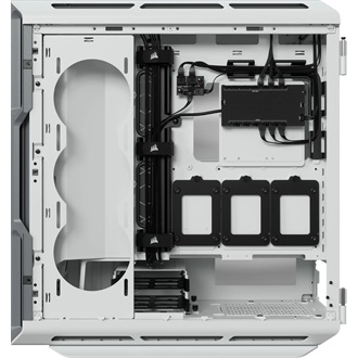 Corsair iCUE 5000T RGB táp nélküli ablakos Mid Tower számítógépház fehér