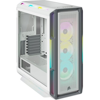 Corsair iCUE 5000T RGB táp nélküli ablakos Mid Tower számítógépház fehér