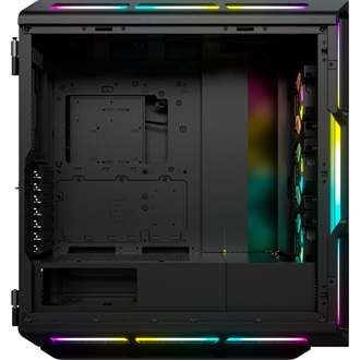 Corsair iCUE 5000T RGB táp nélküli ablakos Mid Tower számítógépház fekete