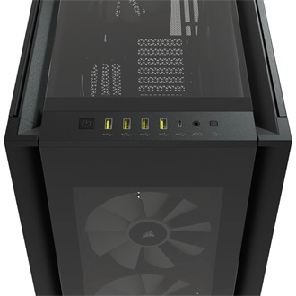 Corsair iCUE 7000X RGB táp nélküli ablakos Full Tower számítógépház fekete
