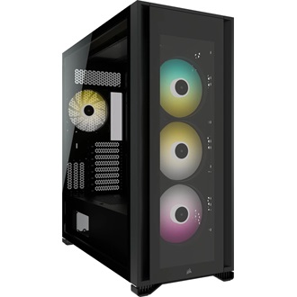 Corsair iCUE 7000X RGB táp nélküli ablakos Full Tower számítógépház fekete