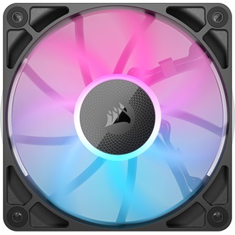 Corsair iCUE LINK RX120 RGB PWM rendszerhűtő ventilátor fekete