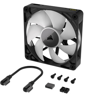 Corsair iCUE LINK RX120 RGB PWM rendszerhűtő ventilátor fekete