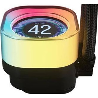 Corsair iCUE LINK Titan 240 RX LCD ARGB processzor vízhűtő fekete
