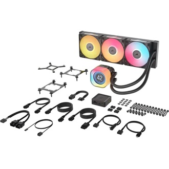 Corsair iCUE Link Titan 360 RX LCD processzor vízhűtő fekete