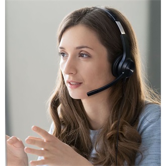 Creative Chat fejhallgató headset fekete
