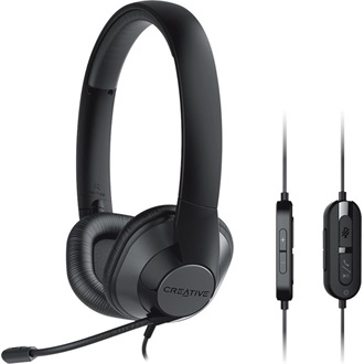 Creative HS-720 V2 fejhallgató headset fekete