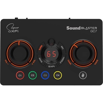 Creative Sound Blaster GC7 7.1 24-bit USB-C gaming DAC fekete