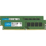 Crucial 32GB 3200MT/s DDR4 memória CL22 Kit of 2 zöld