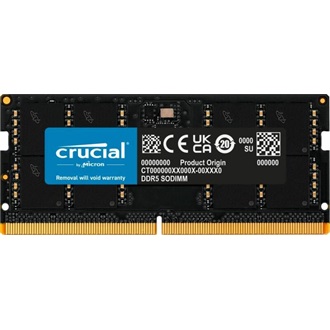 Crucial 32GB 5600MT/s DDR5 - SODIMM memória CL46 fekete
