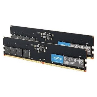 Crucial 64GB 5600MT/s DDR5 memória CL46 Kit of 2 fekete