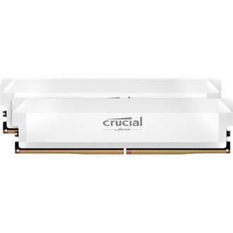 Crucial Pro OC 32GB 6400MT/s DDR5 memória CL38 Kit of 2 fehér