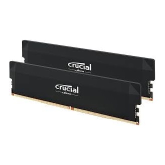 Crucial Pro OC 32GB 6400MT/s DDR5 memória CL38 Kit of 2 fekete