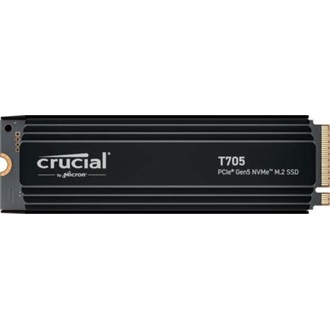 Crucial T705 2TB PCIe x4 (5.0) M.2 2280 SSD fekete