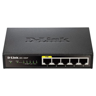 D-Link DES-1005P/E PoE switch