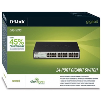 D-Link DGS-1024D rack switch