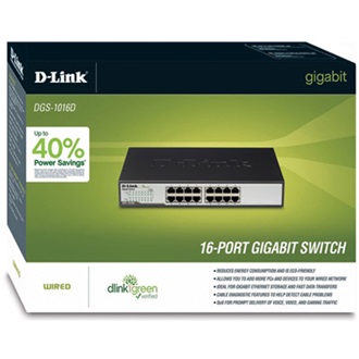 D-Link DGS-1016D rack switch