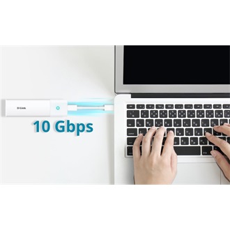D-Link DSP-111 M.2 2280 PCIe NVMe USB-C 3.2 Gen2×1 külső ház fehér