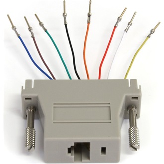 StarTech DB25 -> RJ45 M/F adapter szürke moduláris 