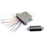StarTech DB25 -> RJ45 M/F adapter szürke moduláris 